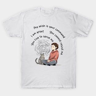 Hypnotizing Cat T-Shirt